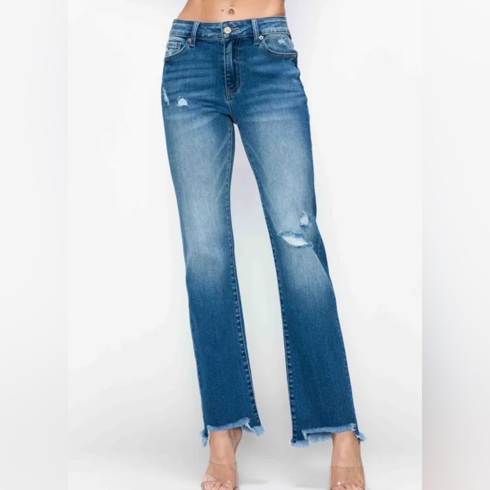 Women's Blue Flare Jeans